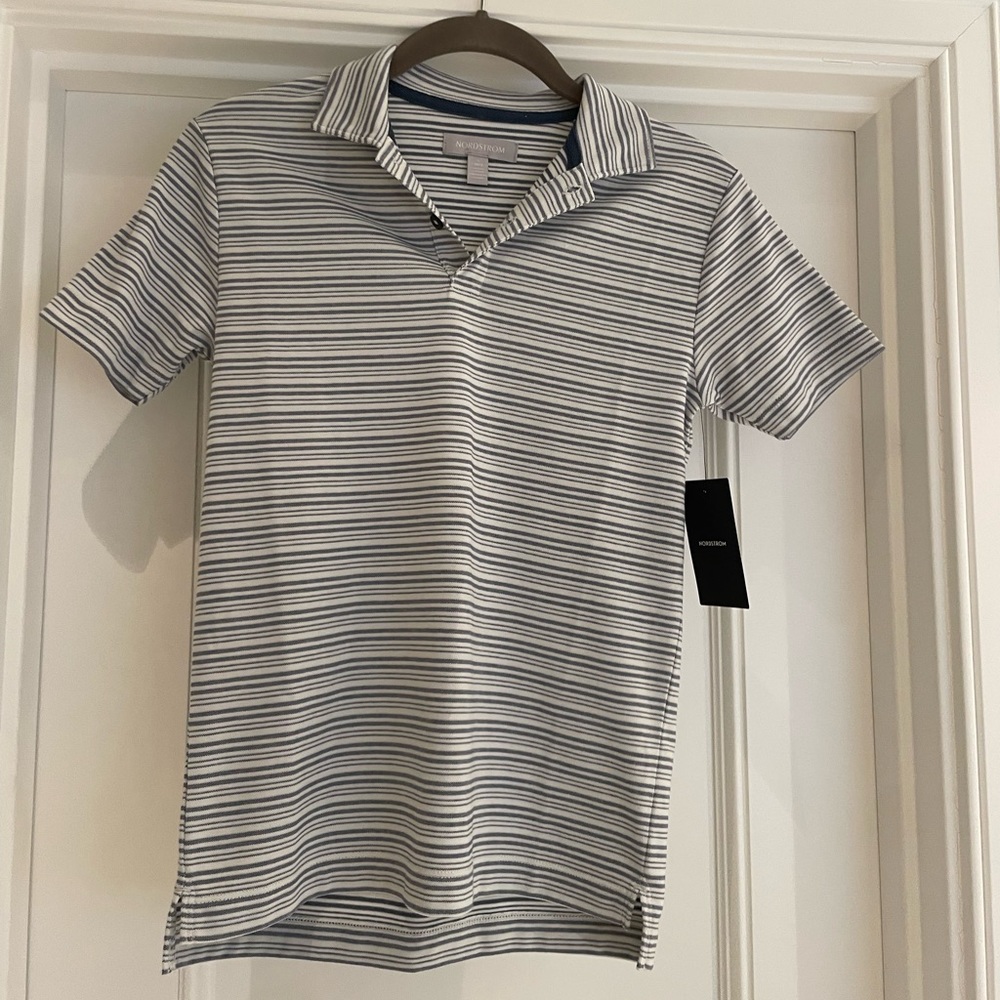 Youth Large striped Nordstrom Polo